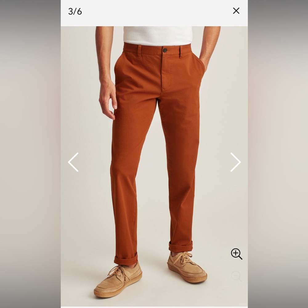Men’s bonobos chino pants in tan